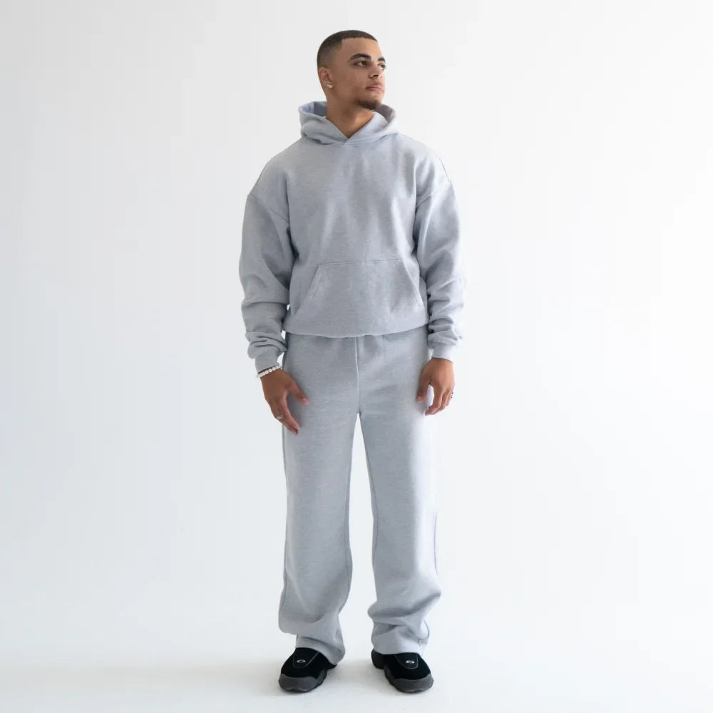 600 GSM 'Heather Grey' Core Sweatpants